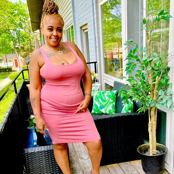 Mauve Tank Dress - Picture 1 of 1